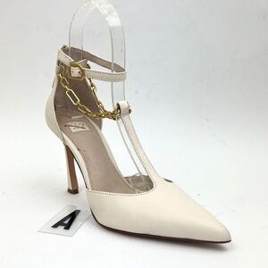 LOUISE ET CIE Taite Ankle Strap Pointed Toe Pump sz 6.5